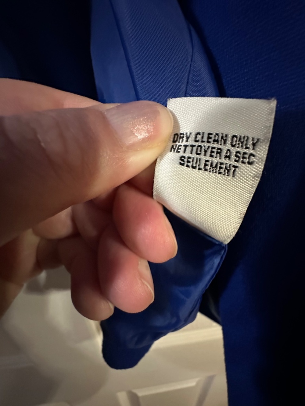 Plus Size Royal Blue Blazer 2X Jules & Leopold Open Front Lined Work Office Wear - Picture 7 of 8